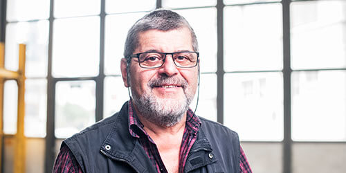 Herr Dino Colombo, Leiter Produktion und technische Beratung